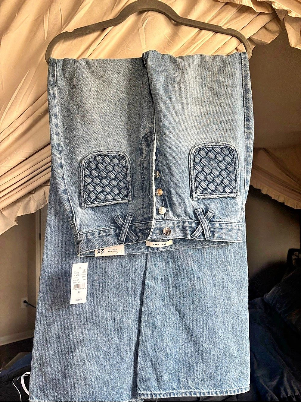 Rag & Bone Boot Cut Jeans in Blue Waist 26 NWT